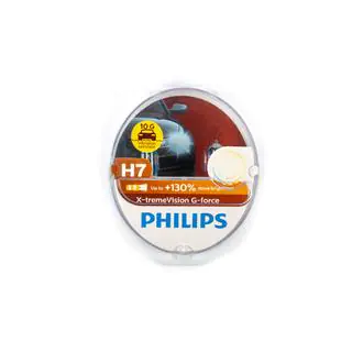 Лампа фары Philips H7 55W 12972XVG X-treme Vision G-Force +130% фото 1