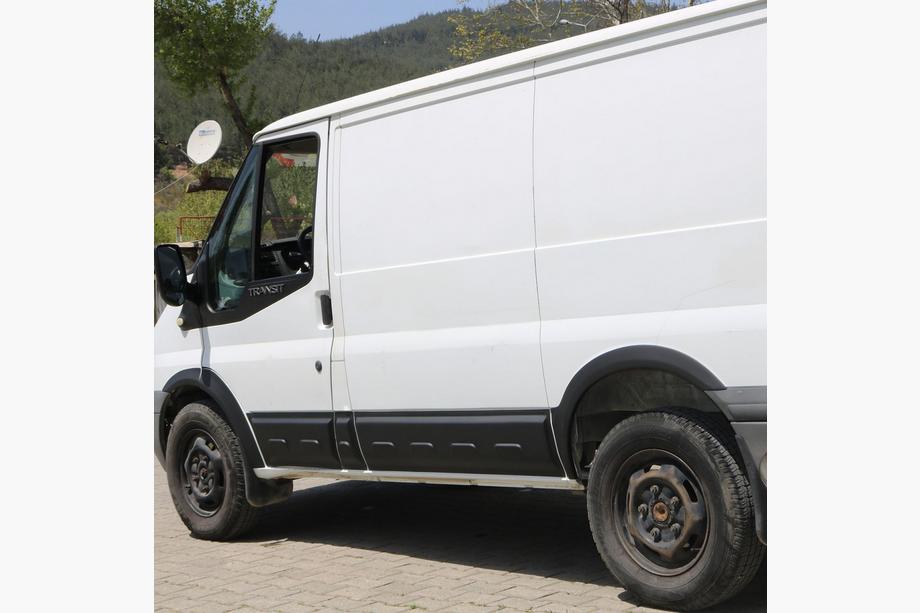 Ford Transit 2000–2014 гг. Дверные молдинги EuroCap (6 шт, ABS, короткая база) Фото 6