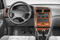 Toyota Avensis 1998-2003 гг. Накладки на Панель Приборов Алюминий фото 1