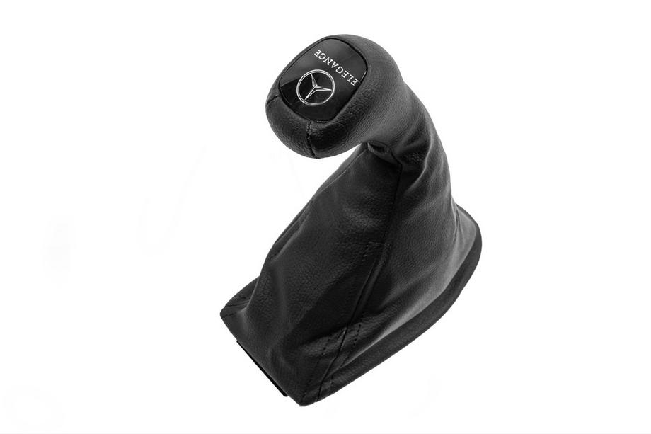 Mercedes E-class W211 2002-2009 гг. Ручка и чехол КПП OEM Elegance-Mercedes (кожзам) Фото 4