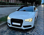 Audi A5 2007-2015 гг. Передняя лип-накладка Lip (для Base, 2011-2015, под покраску) фото 2