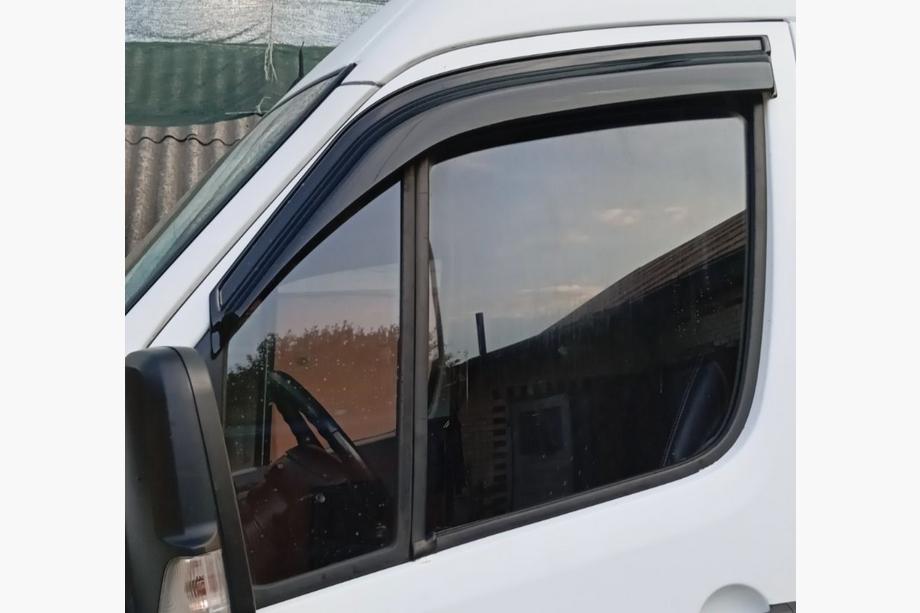 Volkswagen Crafter 2006-2016 гг. Ветровики на окна (2 шт, EuroCap) Image