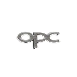 Металлический шильдик на багажник OPC хром фото 1