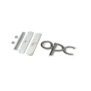 Металлический шильдик на решетку OPC (Хром) фото 2