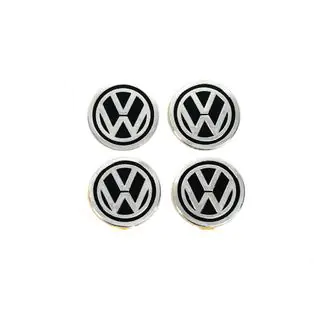 Наклейки на колпачки дисков 60мм vw-60-n-bl (4шт) фото 2