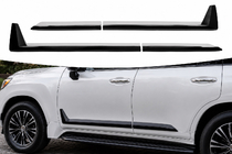 Lexus LX 500d/600 2022- гг. Черные молдинги на двери F-Sport белый+черный (4 шт, ABS) фото 1