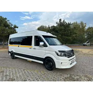 Накладка на передний бампер 510B (грунт под покраску) Volkswagen Crafter 2016- гг. фото 2