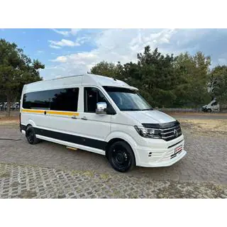 Накладка на передний бампер 510B (грунт под покраску) Volkswagen Crafter 2016- гг. фото 1