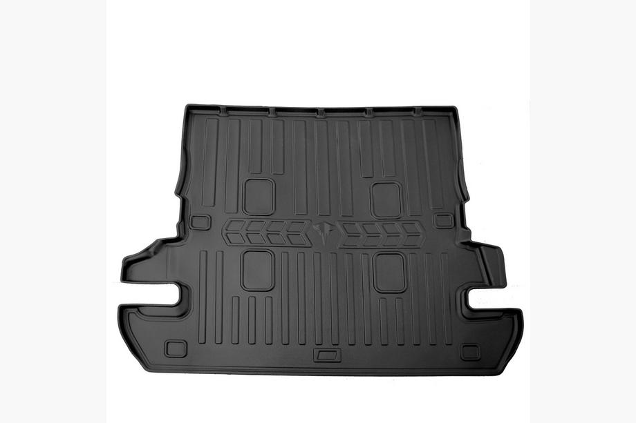 Lexus LX570/450d 2008-2022 гг. 3D коврик в багажник (7 мест) (Stingray) Image
