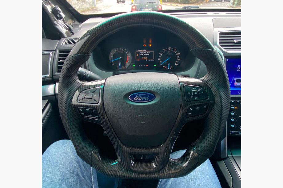 Ford Explorer 2019- гг. Анатомический руль в сборе (карбон) Image