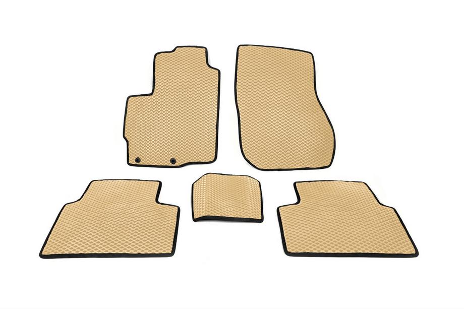 Mitsubishi Outlander 2006-2012 гг. Коврики EVA (Бежевые) Image