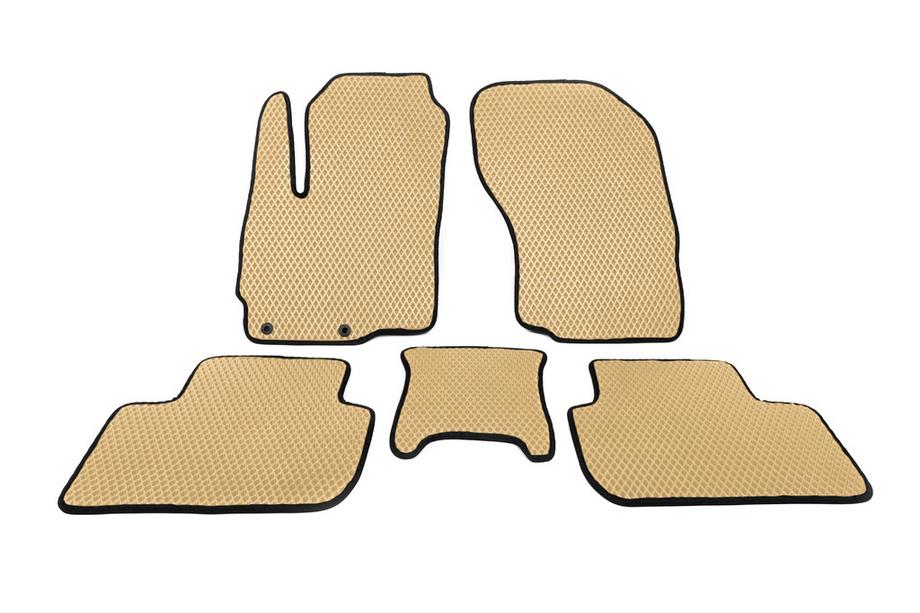 Mitsubishi Outlander 2012-2021 гг. Коврики EVA (Бежевые) Image