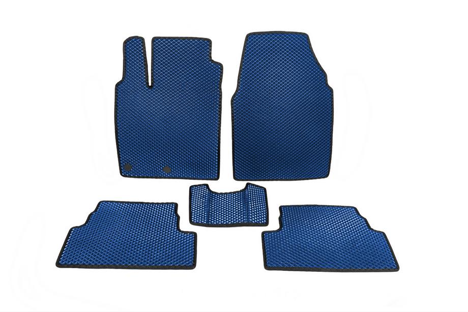 Nissan Qashqai 2010-2014 гг. Коврики EVA (Синие) Image