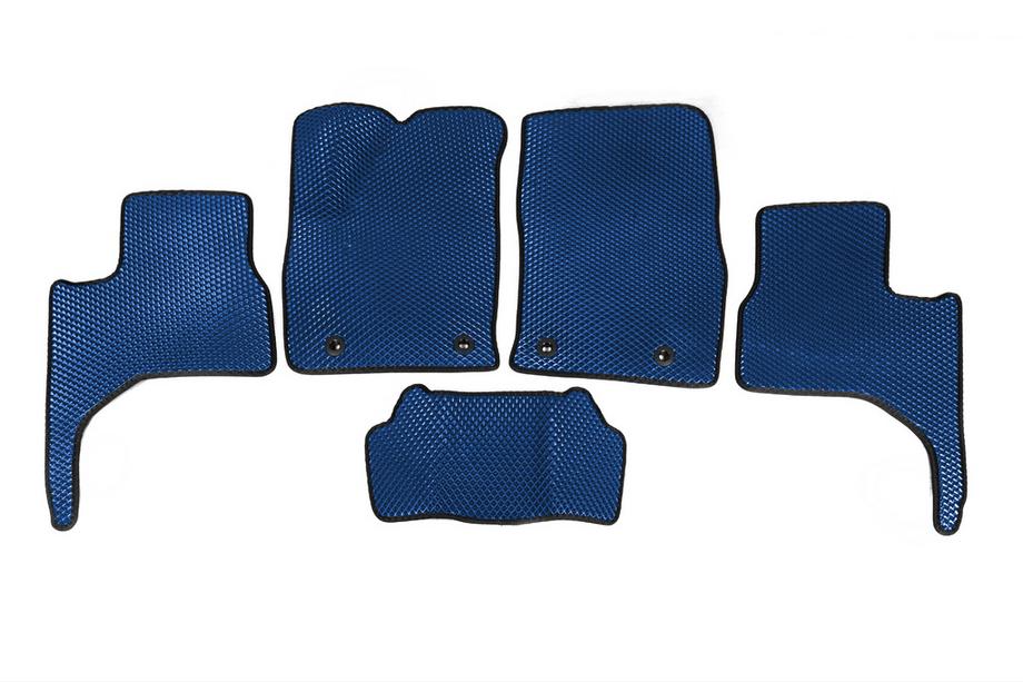 Toyota Land Cruiser 300 2021- гг. Коврики EVA (Синие) Image