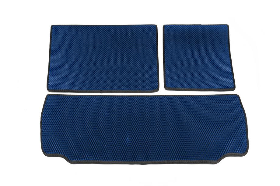 Toyota Sequoia 2007-2022 гг. Коврик багажника (EVA, Синий) Image