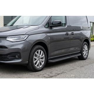 Боковые Подножки Tayga Black (2 шт., Алюминий) Fiat Doblo III 2023- гг. фото 1