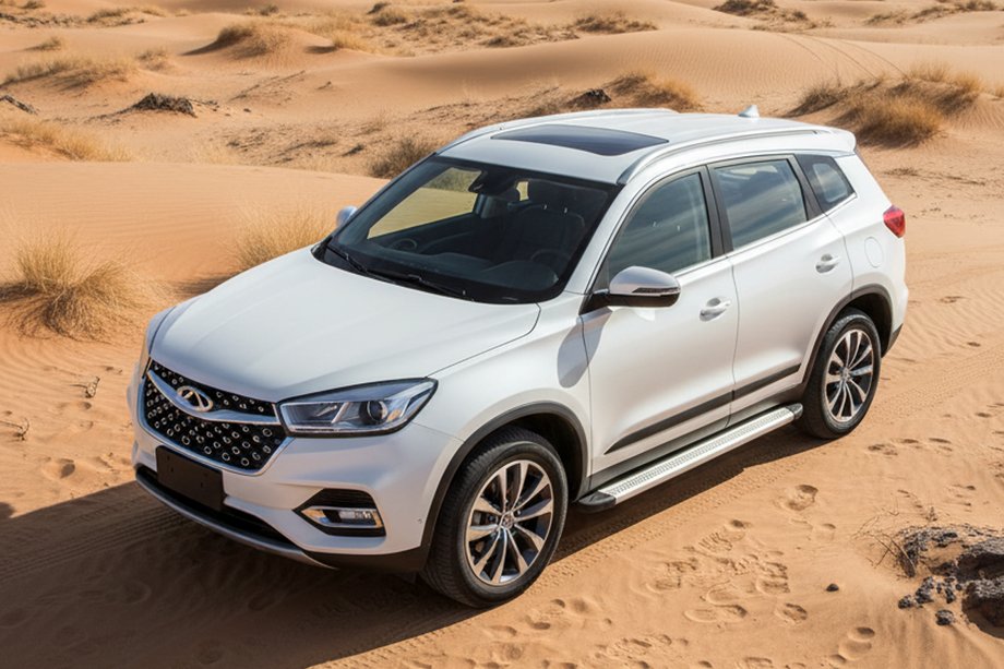 Chery Tiggo 8 2017- гг. Боковые Подножки Maya V2 (2 шт., Алюминий) Image