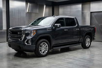 GMS Sierra 2019- гг. Боковые Подножки Tayga Black (2 шт., Алюминий) фото 1