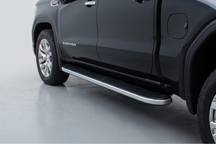 GMS Sierra 2019- гг. Боковые Подножки Tayga Grey (2 шт., Алюминий) Image
