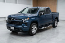 Chevrolet Silverado 2019- гг. Боковые Подножки Tayga V2 (2 шт., Алюминий) фото 1