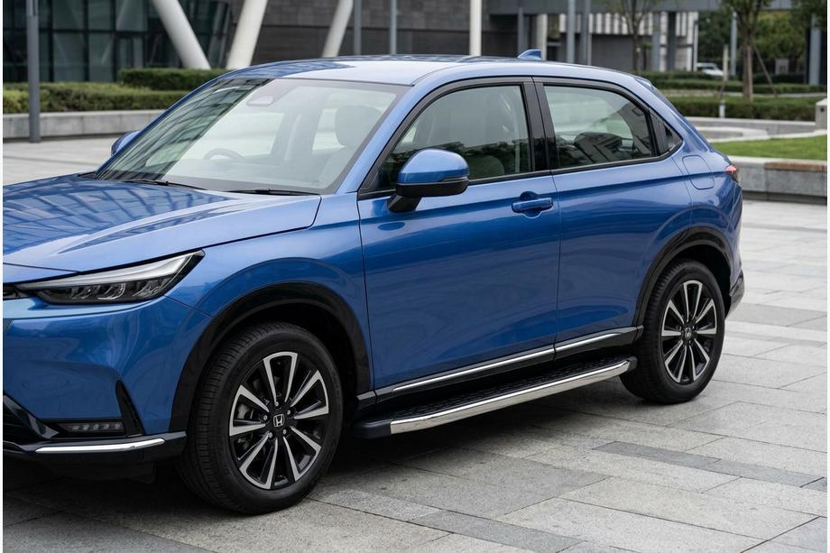 Honda eNP1 2022- гг. Боковые Подножки BlackLine (2 шт., Алюминий) Фото 1