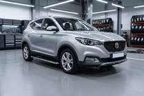 MG ZS 2017-2024 гг. Боковые Подножки Maydos V1 (2 шт., Алюминий) фото 1