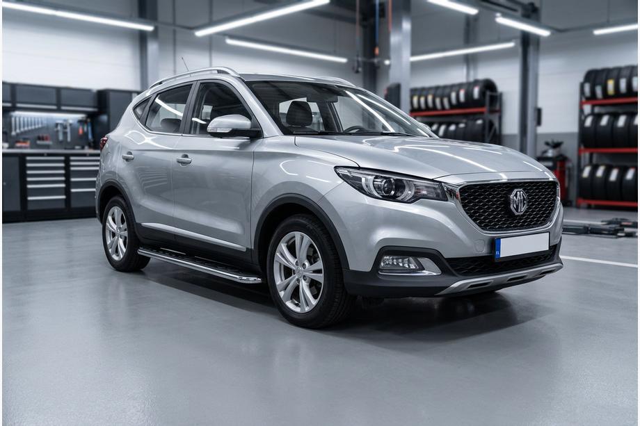 MG ZS 2017-2024 гг. Боковые Подножки Maydos V1 (2 шт., Алюминий) Image