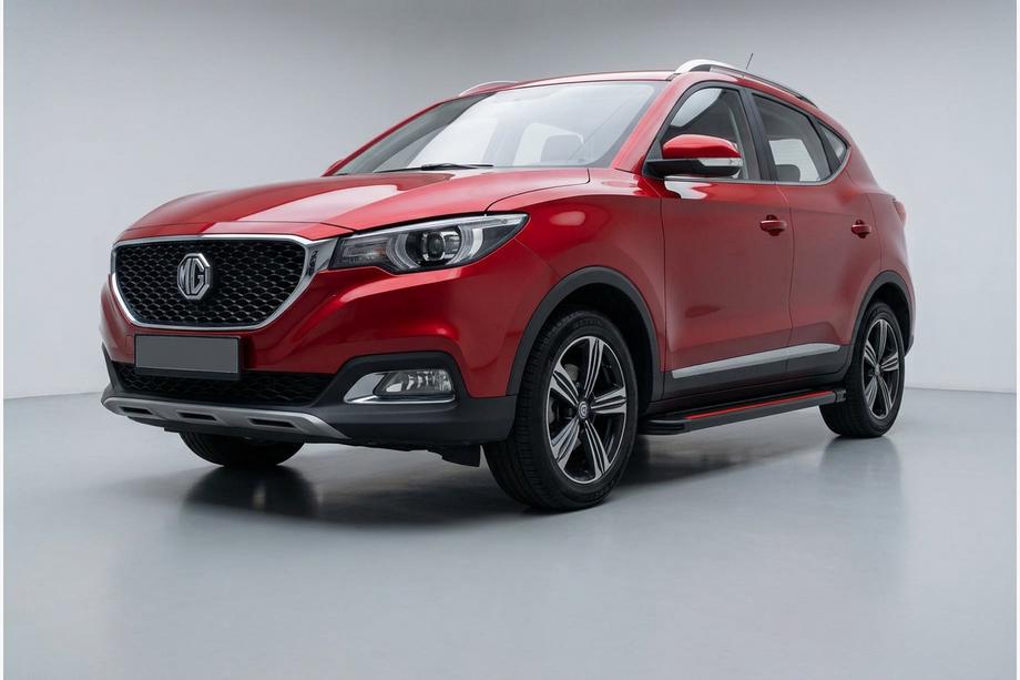 MG ZS 2017-2024 гг. Боковые Подножки Maya Red (2 шт., Алюминий) Image