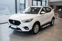 MG ZS 2017-2024 гг. Боковые Подножки Sunrise (2 шт., Алюминий) фото 1