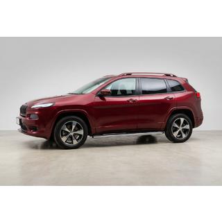 Боковые Подножки Maydos V1 (2 шт., Алюминий) Jeep Cherokee KL 2013- гг. фото 1