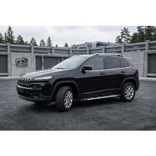 Боковые Подножки Sunrise (2 шт., Алюминий) Jeep Cherokee KL 2013- гг. фото 1