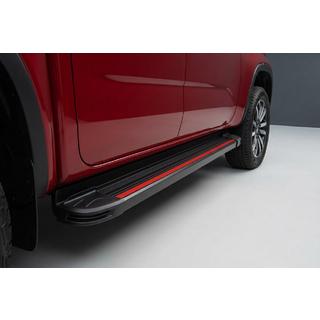 Боковые Подножки Maya Red (2 шт., Алюминий) Volkswagen Amarok 2022- гг. фото 1