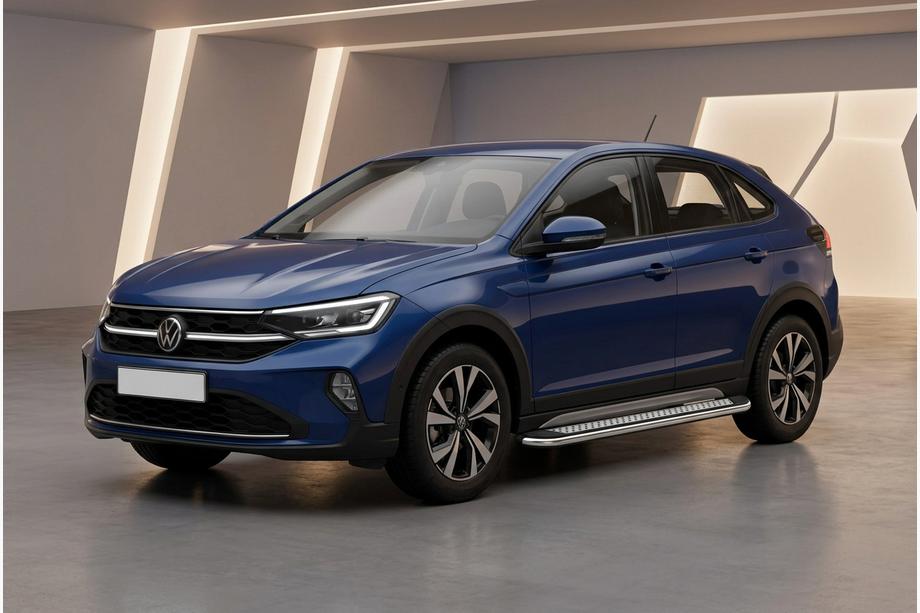 Volkswagen Taigo 2020- гг. Боковые Подножки Maydos V2 (2 шт., Алюминий) Фото 1