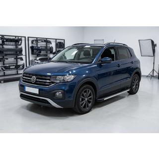 Боковые Подножки Maya V1 (2 шт., Алюминий) Volkswagen T-Cross 2019- гг. фото 1