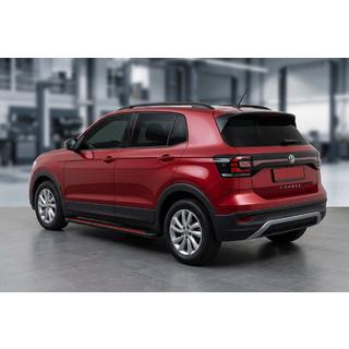 Боковые Подножки Maya Red (2 шт., Алюминий) Volkswagen T-Cross 2019- гг. фото 1
