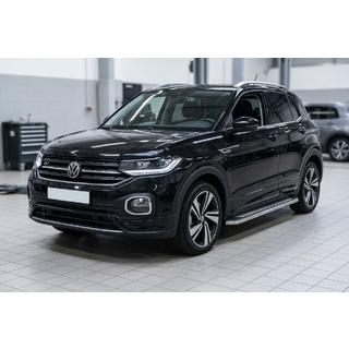 Боковые Подножки Maydos V2 (2 шт., Алюминий) Volkswagen T-Cross 2019- гг. фото 1