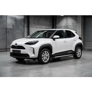 Боковые Подножки Vision New Black (2 шт., Алюминий) Toyota Yaris/Yaris Cross (XP210) 2020- гг. фото 1