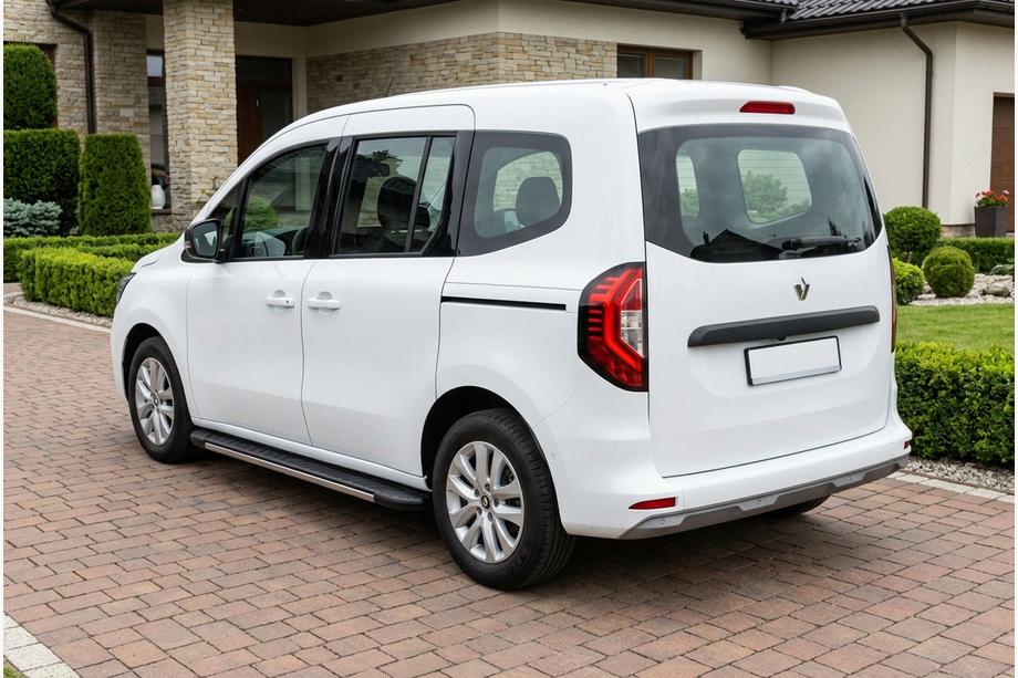 Renault Kangoo/Express 2021- гг. Боковые пороги Bosphorus Grey (2 шт., алюминий) Renault Express с 2021 года Image