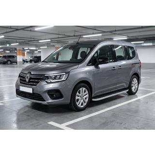 Боковые Подножки Tayga Grey (2 шт., Алюминий) Renault Kangoo/Express 2021- гг. фото 1