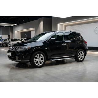 Боковые Подножки Shining V1 (2 шт., Алюминий) Nissan Murano 2008-2014 гг. фото 1