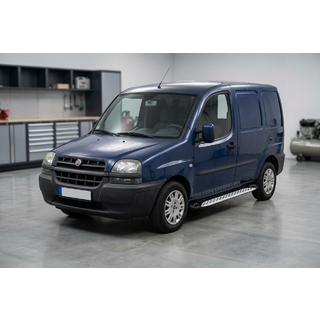 Боковые Подножки Shining V1 (2 шт., Алюминий) Fiat Doblo I 2001-2005 гг. фото 1