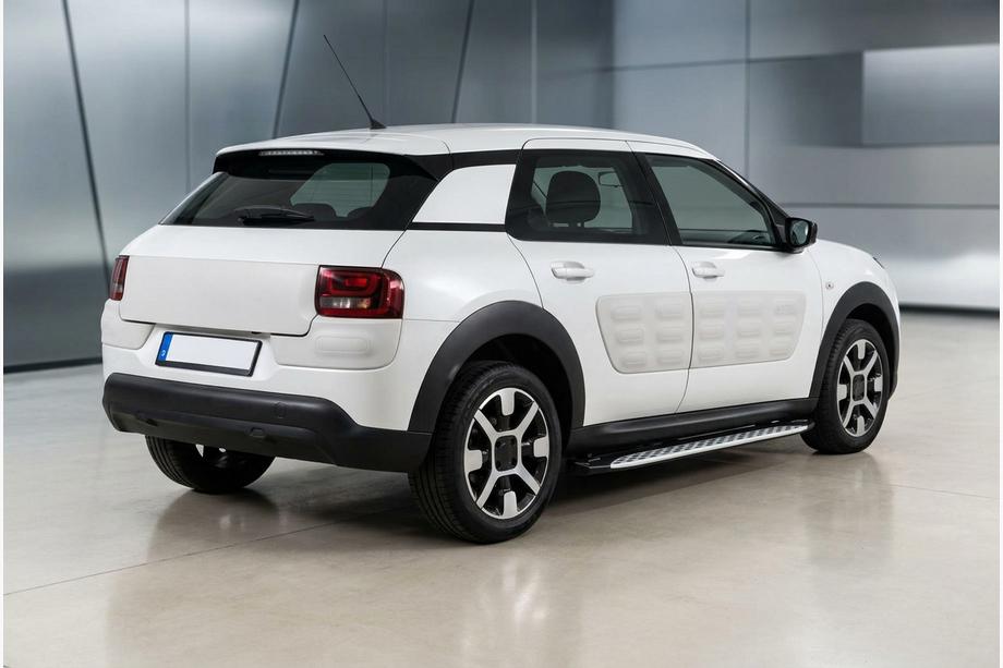 Citroen Cactus 2014-2020 гг. Боковые Подножки Shining V1 (2 шт., Алюминий) Image