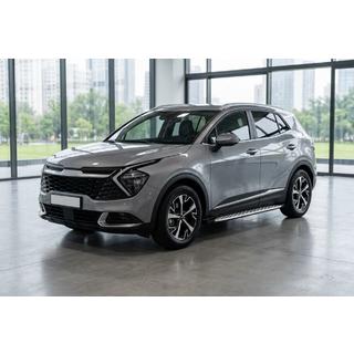 Боковые Подножки Shining V1 (2 шт., Алюминий) Kia Sportage 2021- гг. фото 1