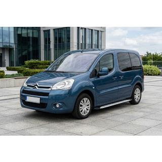 Боковые Подножки Shining V1 (2 шт., Алюминий) Citroen Berlingo 2008-2018 гг. фото 1