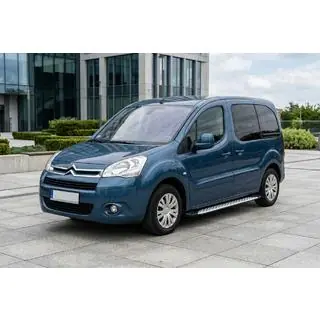 Боковые Подножки Shining V1 (2 шт., Алюминий) Citroen Berlingo 2008-2018 гг. фото 1