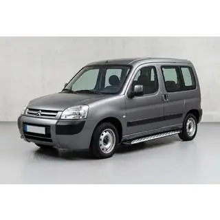 Боковые Подножки Shining V1 (2 шт., Алюминий) Citroen Berlingo 1996-2008 гг. фото 1