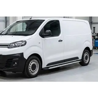 Боковые Подножки Shining V1 (2 шт., Алюминий) Citroen Jumpy/Dispatch 2017- гг. фото 1