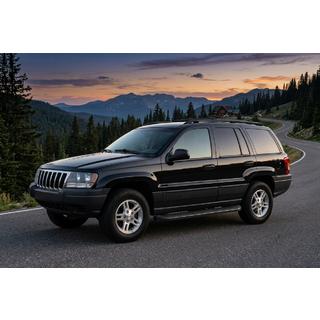 Боковые Подножки Tayga Black (2 шт., Алюминий) Jeep Grand Cherokee WJ 1999-2004 гг. фото 1