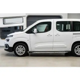 Боковые Подножки Shining V1 (2 шт., Алюминий) Citroen Berlingo/Multispace 2018- гг. фото 1