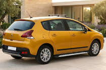 Peugeot 3008 2008-2016 гг. Боковые Подножки Shining V1 (2 шт., Алюминий) 2014-2016 фото 1